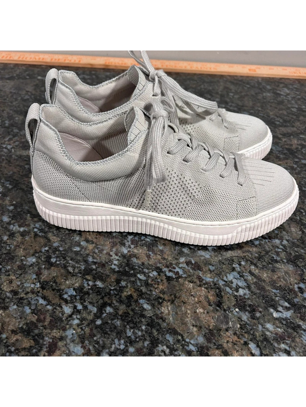 Sofft Faro Knit Sneakers Light Grey Lightweight Comfort Shoes Womens 7.5 M
